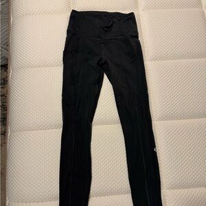 Lululemon Fast & Free pant in charcoal grey